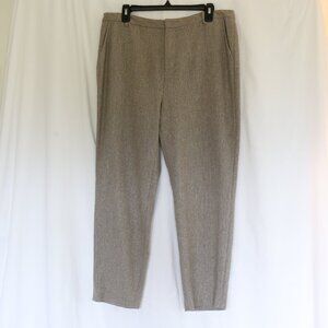 L’Agence Wool Blend Herringbone Trouser NWT Size 12 -  26” Inseam